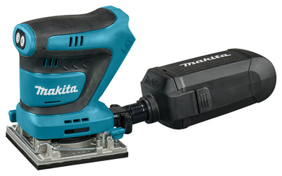 Makita dbo484z | 18 v handpalm vlakschuurmachine | zonder accu`s en lader | in doos - dbo484z