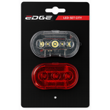 Edge verlichtingset city - 3 led - voor + achter - inclusief batterijen - afbeelding 2