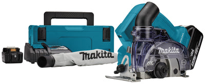Makita dcc500rtj | diamantsnijder | droog | 125 mm | 18v | 5,0ah li-ion | set | in mbox