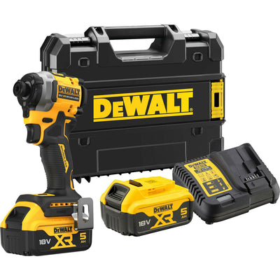 Dewalt dcf850p2t-qw | accu slagschroevendraaier | 18v | xr | set | 2x5,0 ah accu