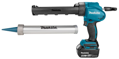 Makita dcg180rtex accu 18v lijm- en kitspuit met patroonhouder 300 ml en 600 ml