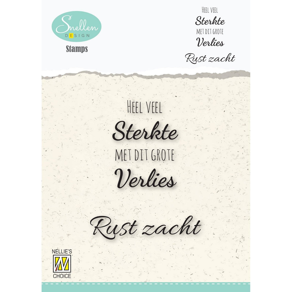 Nellie's choice • clear stempel nederlands condoleance teksten nr. 1
