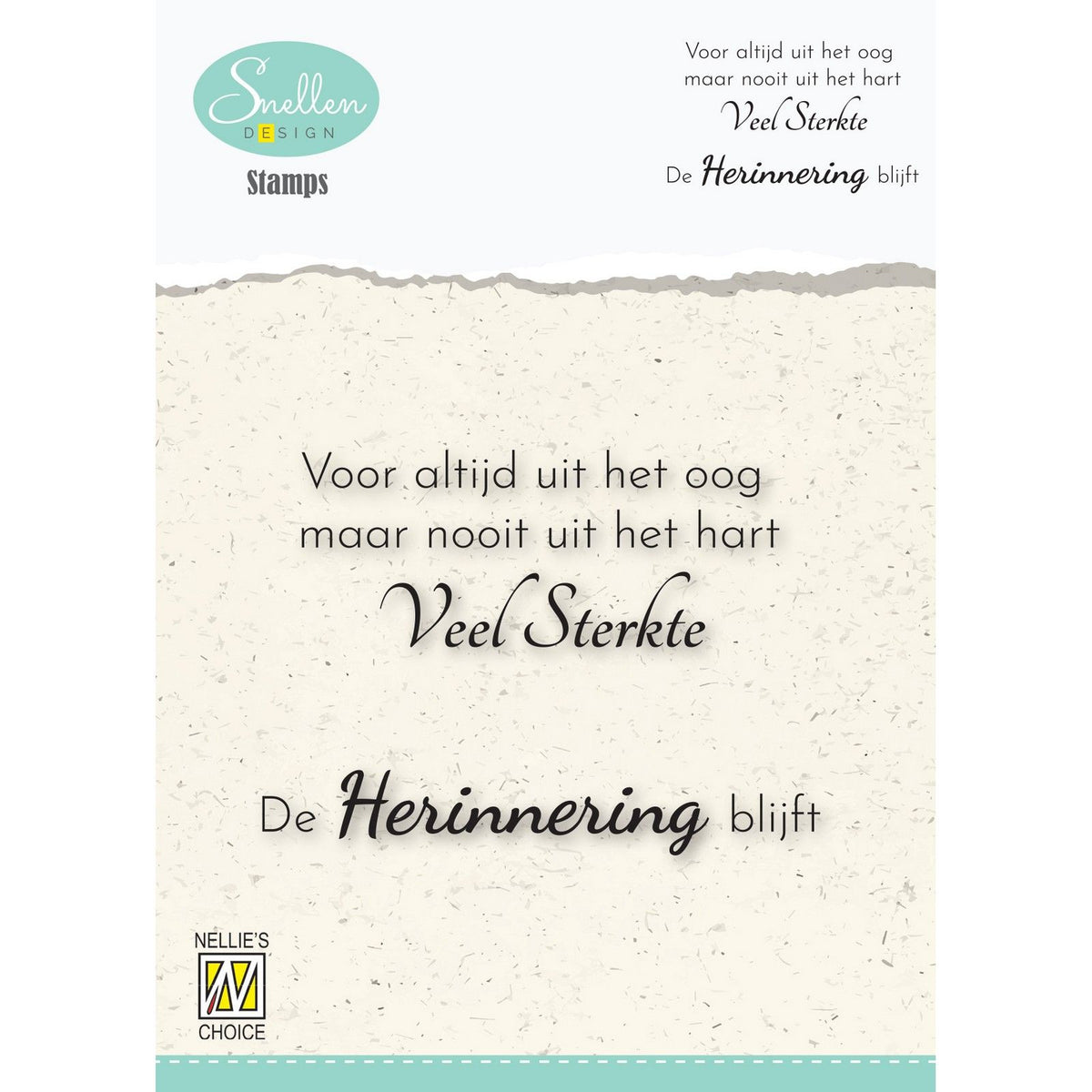 Nellie's choice • clear stempel nederlands condoleance teksten nr. 3