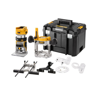 Dewalt dcw604nt | accu bovenfrees kantenfrees | 18v | zonder accu's en lader - dcw604nt-xj