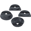 Basil Buddy Rubberen Ringen - Set van 4 - Zwart