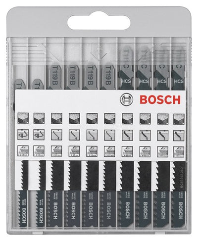 Bosch accessoires x-pro decoupeerzaagbladenset | basic voor hout | 10-delig | 2607010629 - 2607010629