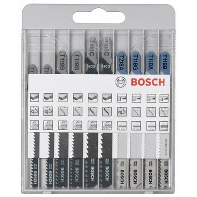 Bosch accessoires decoupeerzaagbladen | voor hout en metaal | 10-delig | 2607010630 - 2607010630