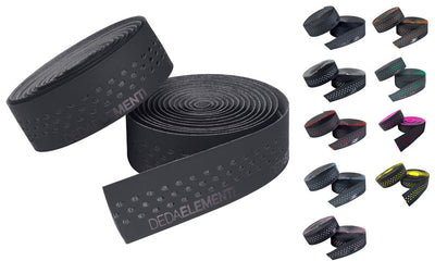 Deda stuurtape presa 210x30mm 3mm zwart rood