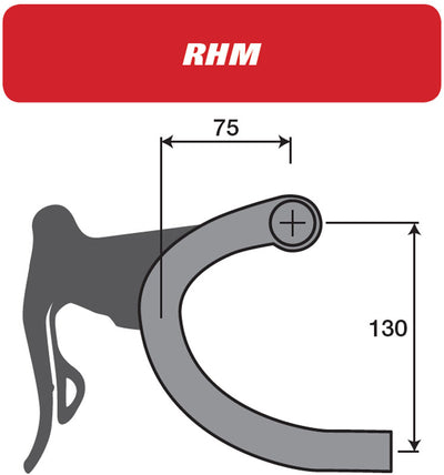Deda stuur superzero dcr alloy pob 44 cm ( b-b )
