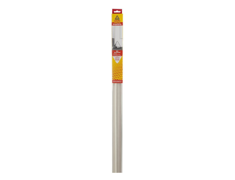 Deltafix dorpelstrip - zelfklevend - kunststof - wit