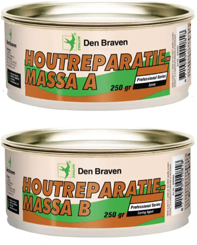 Den braven zwaluw houtreparatiemassa 2k 500gr - 200365