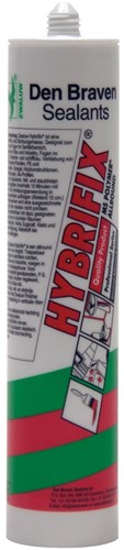 Den braven zwaluw hybrifix 290ml wit - 10620500 - 10620500