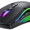 Enzo denver optische gaming muis bedraad usb rgb licht zwart - 9510055