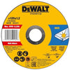 Dewalt accessoires blik 10st doorslijpschijf inox 125x1,2x22,2mm - dt42340tz-qz