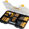 Dewalt accessoires 100-delige schroef- boren- en gatenzagenset | dt71569-qz