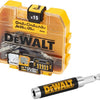 Dewalt accessoires dt71511 | bitset met magnetische schroefgeleider | 15-delig - dt71511