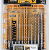 Dewalt accessoires betonborenset sds+ xlr | 10-delig | in tough case - dt70752-qz
