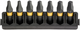 Dewalt accessoires bitset | houder + impact torsion | 25 mm | sq1 x2, sq2 x3, sq3 x2 - dt70815-qz