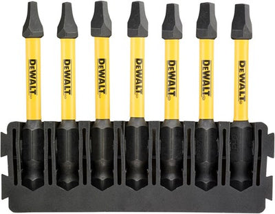 Dewalt accessoires bitset | houder + impact torsion | 57 mm | sq1 x2, sq2 x3, sq3 x2 - dt70824-qz