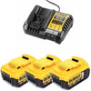 Dewalt accessoires dcb1104p3-qw | 18v accu voordeelset: 3x 5.0ah accu's + xr multilader - dcb1104p3-qw