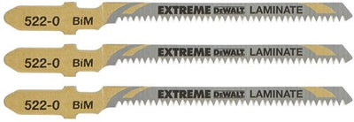 Dewalt accessoires decoupeerzaagblad bim extreme voor korte bochten in hout en laminaat (t101aof) - dt2081-qz
