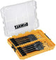 Dewalt accessoires dewalt extreme serie - platte houtborenset - 9 stuks - tough case+ - tstak compatibel