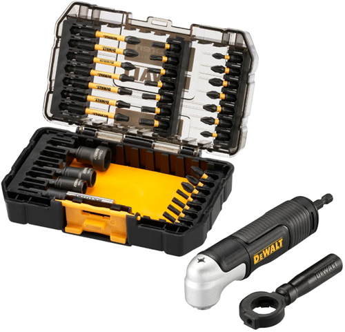 Dewalt accessoires dt70782 33-delige bitset met haakse adapter | mclaren | limited edition - dt70782-qz