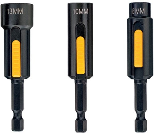 Dewalt accessoires impact magnetisch zeskantdop (reinigbaar) 8, 10, 13mm - dt7460-qz