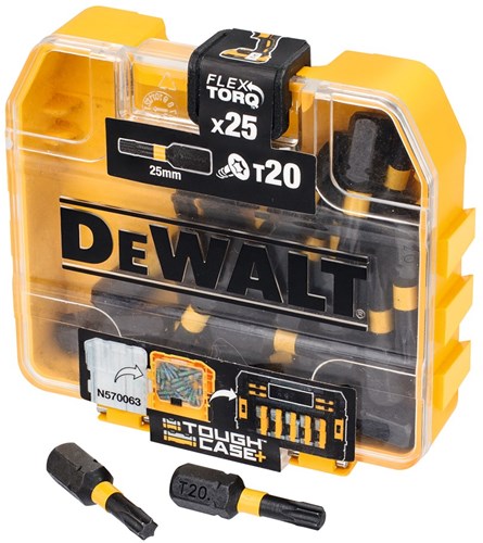 Dewalt accessoires impact torsion tictac t20 25mm - dt70557t-qz