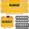 Dewalt accessoires tough case maat klein leeg x1 + tictac leeg x1 + 25 mm 7 stuks houder x2 + 57 mm 7 stuks houder x2 - dt70801-qz