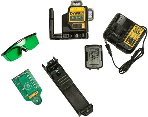Dewalt dce089d1g zelfnivellerende kruislijnlaser 10.8v - groene laser - dce089d1g-qw