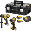 Dewalt dck2052h2t-qw | 18v xr brushless 2-delig voordeelset (2x 5.0ah accu) - dck2052h2t-qw