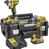 Dewalt dck266p2t accu set | dcd796 + dcf887 in t-stak koffer | 18v 5.0ah li-ion - dck266p2t-qw