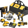 Dewalt dck611p1d2-qw | 12v xr brushless 6-kit voordeelset (dcd701+dcf801+dcs512+dch072+dcs353+dcl510) - dck611p1d2-qw