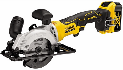 Dewalt dcs571p2 | accu cirkelzaag | 18v xr | 115 mm | brushless | 2x 5,0 ah | in tstak koffer - dcs571p2-qw