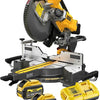 Dewalt dcs781x2-qw 54v xr flexvolt afkort- verstekzaag | 305mm | 2x 9.0ah accu + snellader - dcs781x2-qw