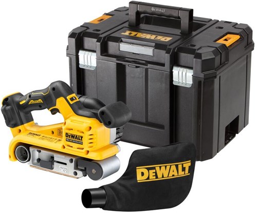Dewalt dcw220nt accu bandschuurmachine 18v xr losse body in t-stak - dcw220nt-xj