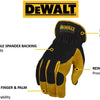 Dewalt dpg216l lederen werkhandschoen | maat l - dpg216leu