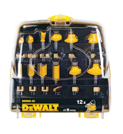 Dewalt accessoires dewalt dt90016-qz frezenset | 8 mm schacht | 12-dlg - dt90016-qz