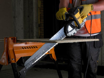 Dewalt dwe399 alligatorzaag voor cellenbeton en gipskarton - dwe399-qs