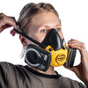Dewalt dxir1hmlp3 lichtgewicht halfgelaatsmasker met p3 filters | maat l - dxir1hmlp3