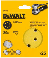 Dewalt accessoires dewalt schuurschijf, ø125mm (d26453), k80 - dt3113-qz - afbeelding 2