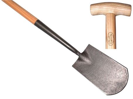 De wit zwanenhals spade