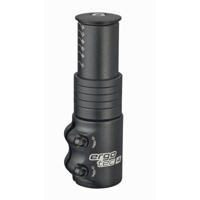 Stuurpen verlenger Ergotec Ahead 3 - 1-1 8 AL6061 T6 - zwart gezandstraald