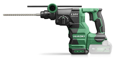 Hikoki dh1826daw4z accu boor-breekhamer | sds plus | 18v | 3.2 j | zonder accu en lader | in doos dh1826daw4z