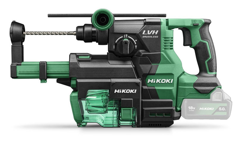 Hikoki dh1826daw3z accu boor-breekhamer | 18v | 3.2 j | zonder accu's en lader | in hsc ii + hsc iii dh1826daw3z