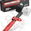 Diggers rubber hammer | rubberen hamer | zwart wit - dig999