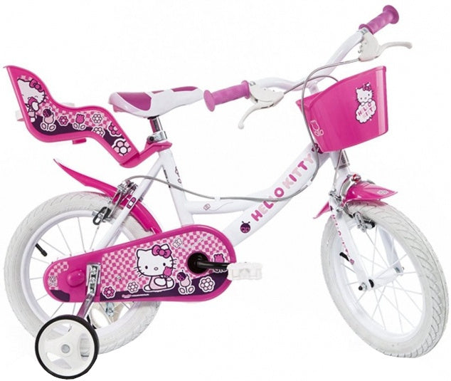Dino Hello Kitty 16 Inch 27 cm Meisjes Knijprem Wit Roze