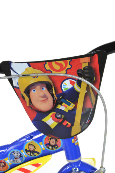 Dino brandweerman sam 12 inch 21 cm jongens doortrapper blauw