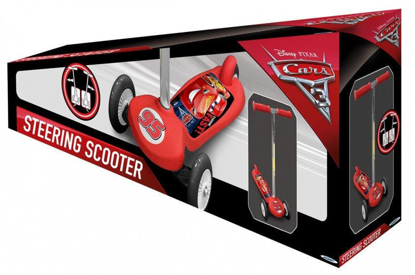 Cars 3 3-wiel kinderstep voetrem junior rood